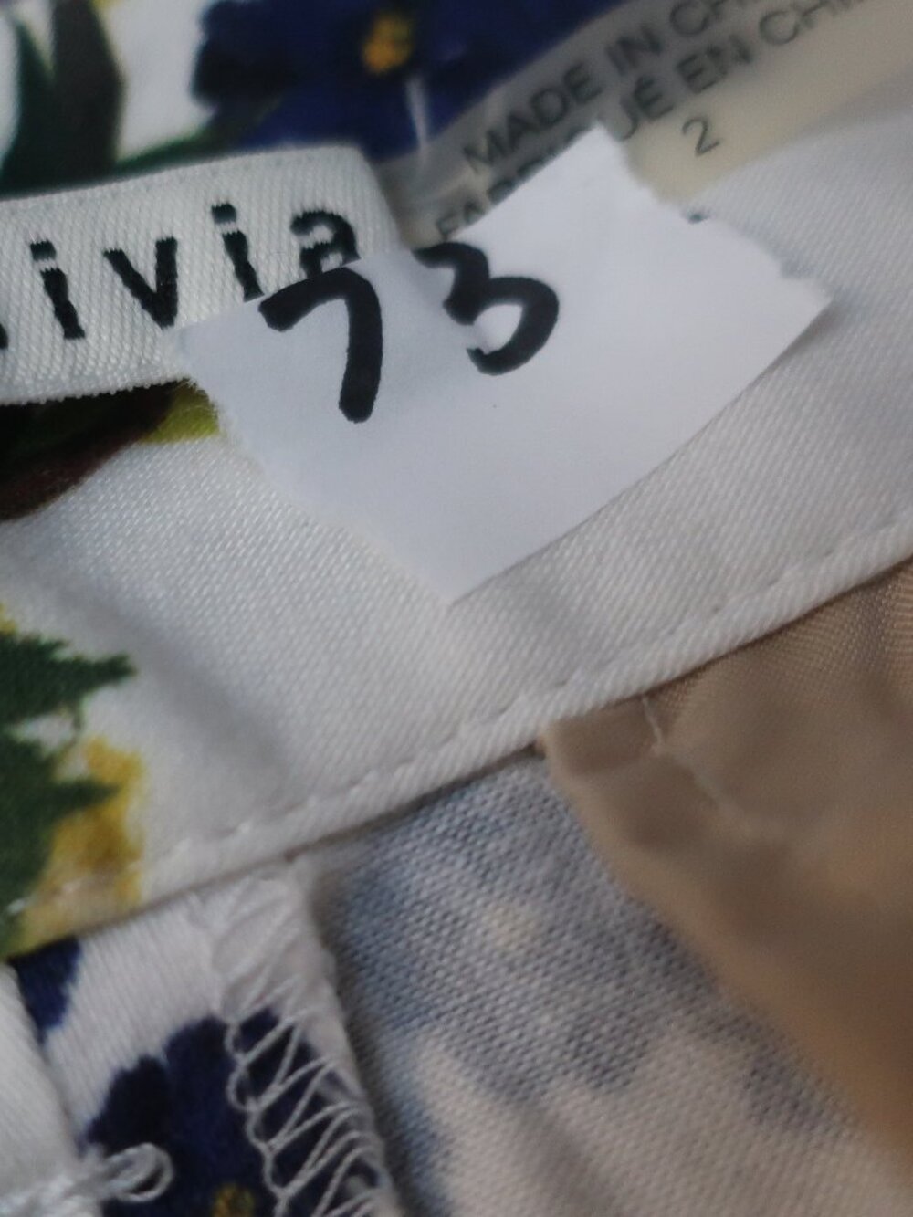 Womens Alice + Olivia Vibrant Multicolor (Item- 73) Floral Wide Leg Pants 2 - Picture 10 of 10